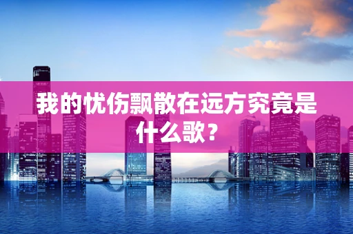 我的忧伤飘散在远方究竟是什么歌？