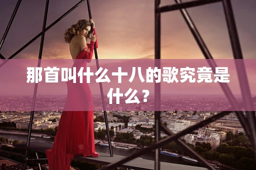 那首叫什么十八的歌究竟是什么？