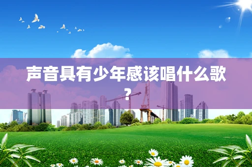 声音具有少年感该唱什么歌？