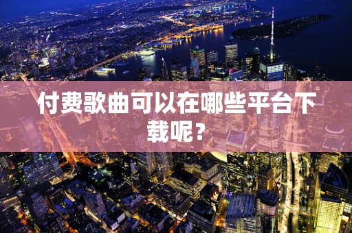 付费歌曲可以在哪些平台下载呢？