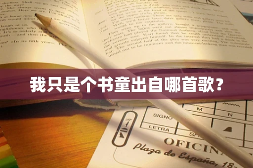 我只是个书童出自哪首歌？