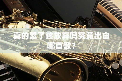 真的累了该放弃吗究竟出自哪首歌？