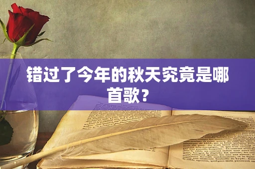 错过了今年的秋天究竟是哪首歌？