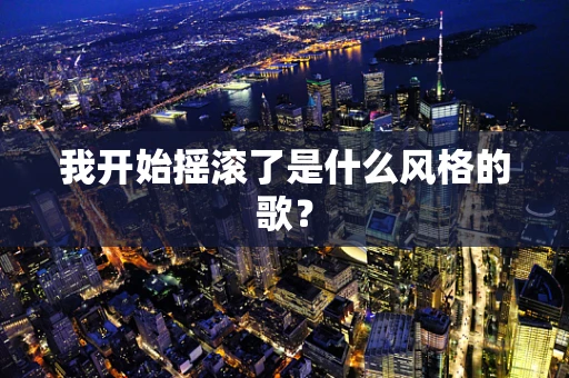 我开始摇滚了是什么风格的歌？