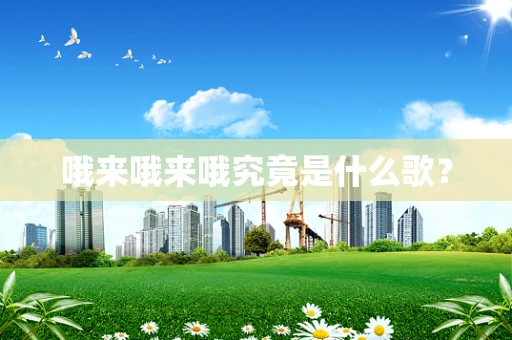 哦来哦来哦究竟是什么歌？