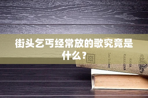 街头乞丐经常放的歌究竟是什么？