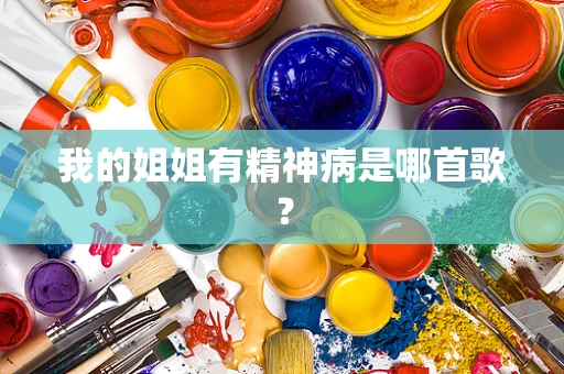 我的姐姐有精神病是哪首歌？