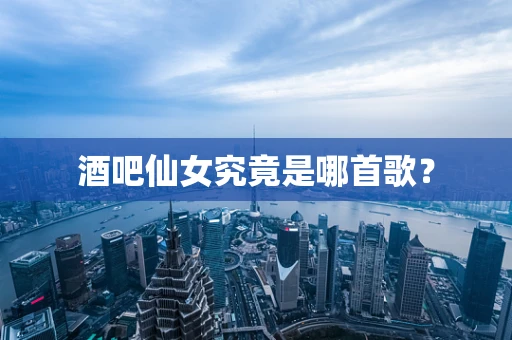 酒吧仙女究竟是哪首歌？