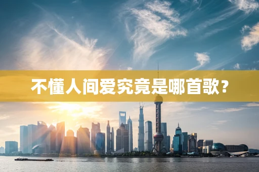 不懂人间爱究竟是哪首歌？