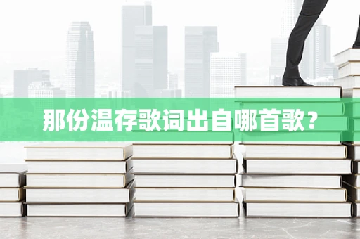 那份温存歌词出自哪首歌？
