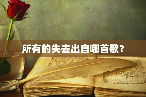 所有的失去出自哪首歌？