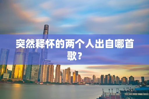 突然释怀的两个人出自哪首歌？