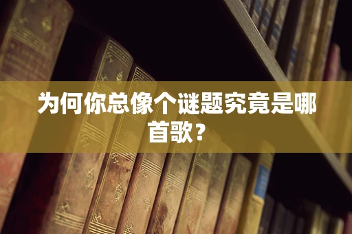 为何你总像个谜题究竟是哪首歌？