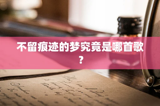 不留痕迹的梦究竟是哪首歌？