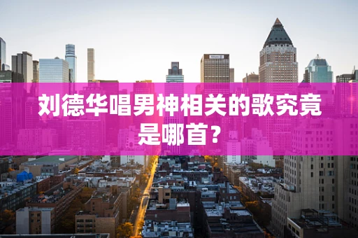 刘德华唱男神相关的歌究竟是哪首？