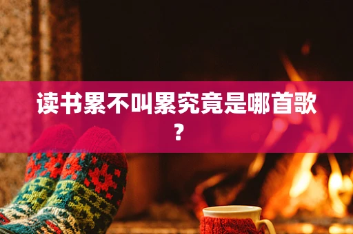 读书累不叫累究竟是哪首歌？
