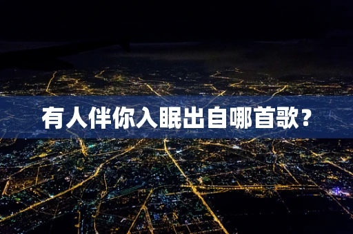 有人伴你入眠出自哪首歌？
