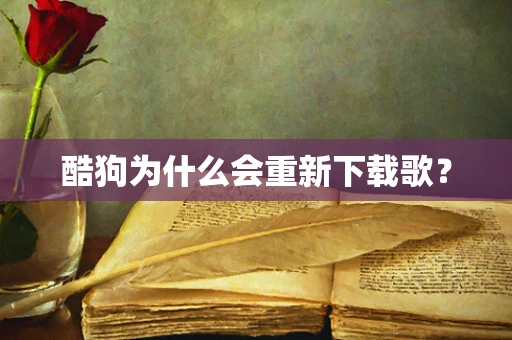 酷狗为什么会重新下载歌？