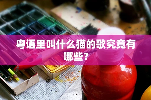 粤语里叫什么猫的歌究竟有哪些？