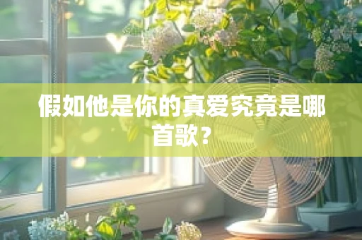 假如他是你的真爱究竟是哪首歌？