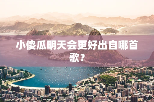 小傻瓜明天会更好出自哪首歌？