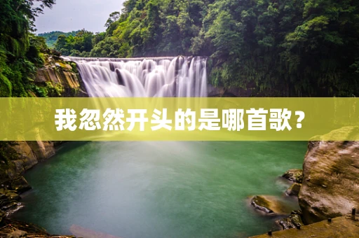 我忽然开头的是哪首歌？