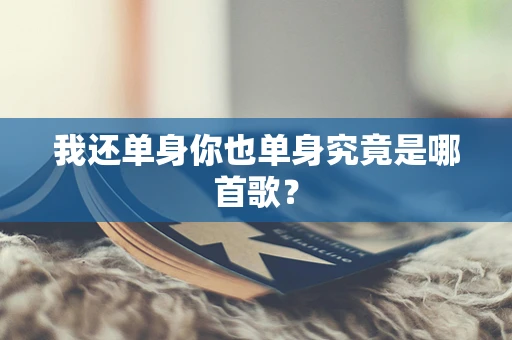 我还单身你也单身究竟是哪首歌？
