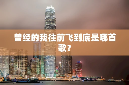 曾经的我往前飞到底是哪首歌？