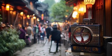 成都黄龙溪里面放的究竟是什么歌?