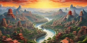 中国中国壮丽的山河出自哪首歌？
