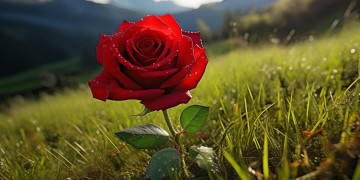 山上开了朵玫瑰花究竟是哪首歌？