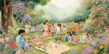 大人小孩一起来出自哪首歌？