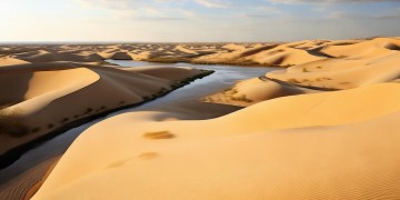 在黄河边的沙漠究竟是哪首歌？