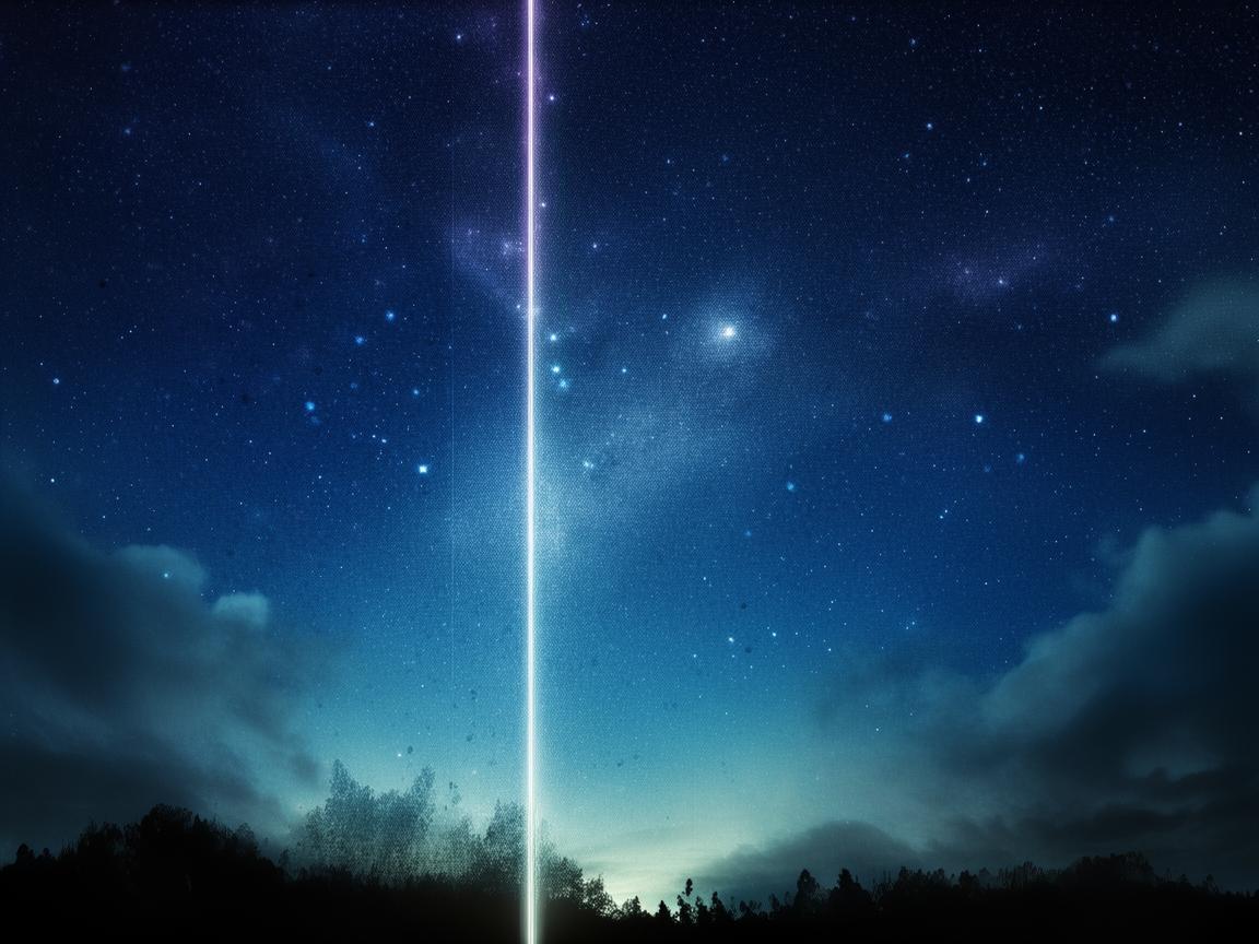 夜空中明亮的竖线究竟是哪首歌？